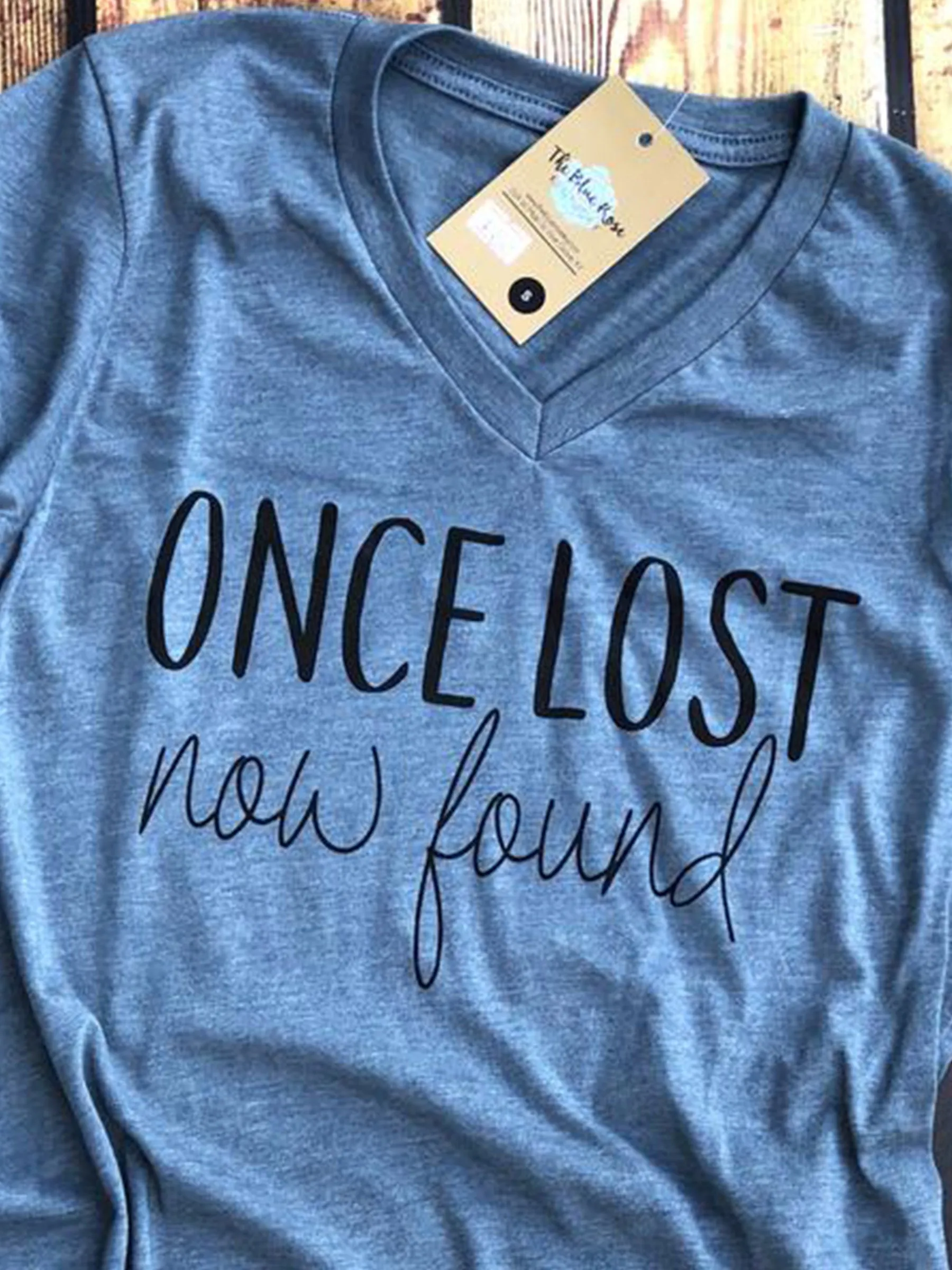 Amazing Grace - Tshirt - Once Lost Now Found