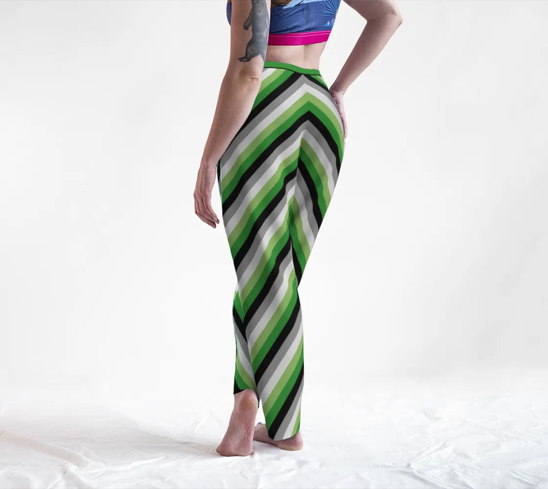 Aromantic Striped Lounge Pants