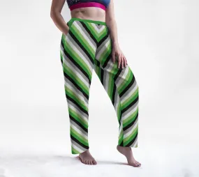 Aromantic Striped Lounge Pants