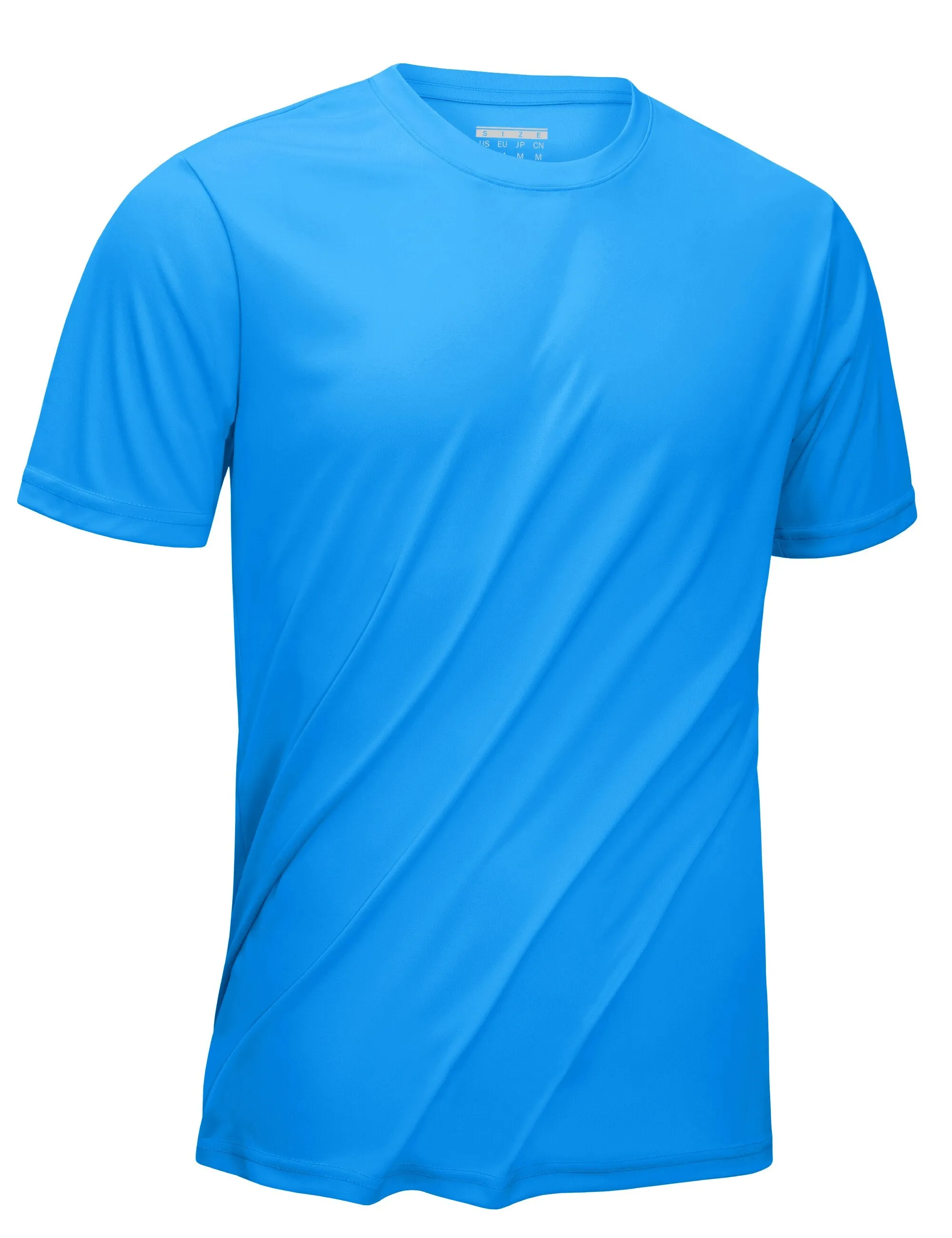 ASHORE SHOP UPF 50  Summer Performance T-shirts Mens Sun Protection Tee Shirts Gym Sports Athletic Running Swim Casual T-shirt Tops