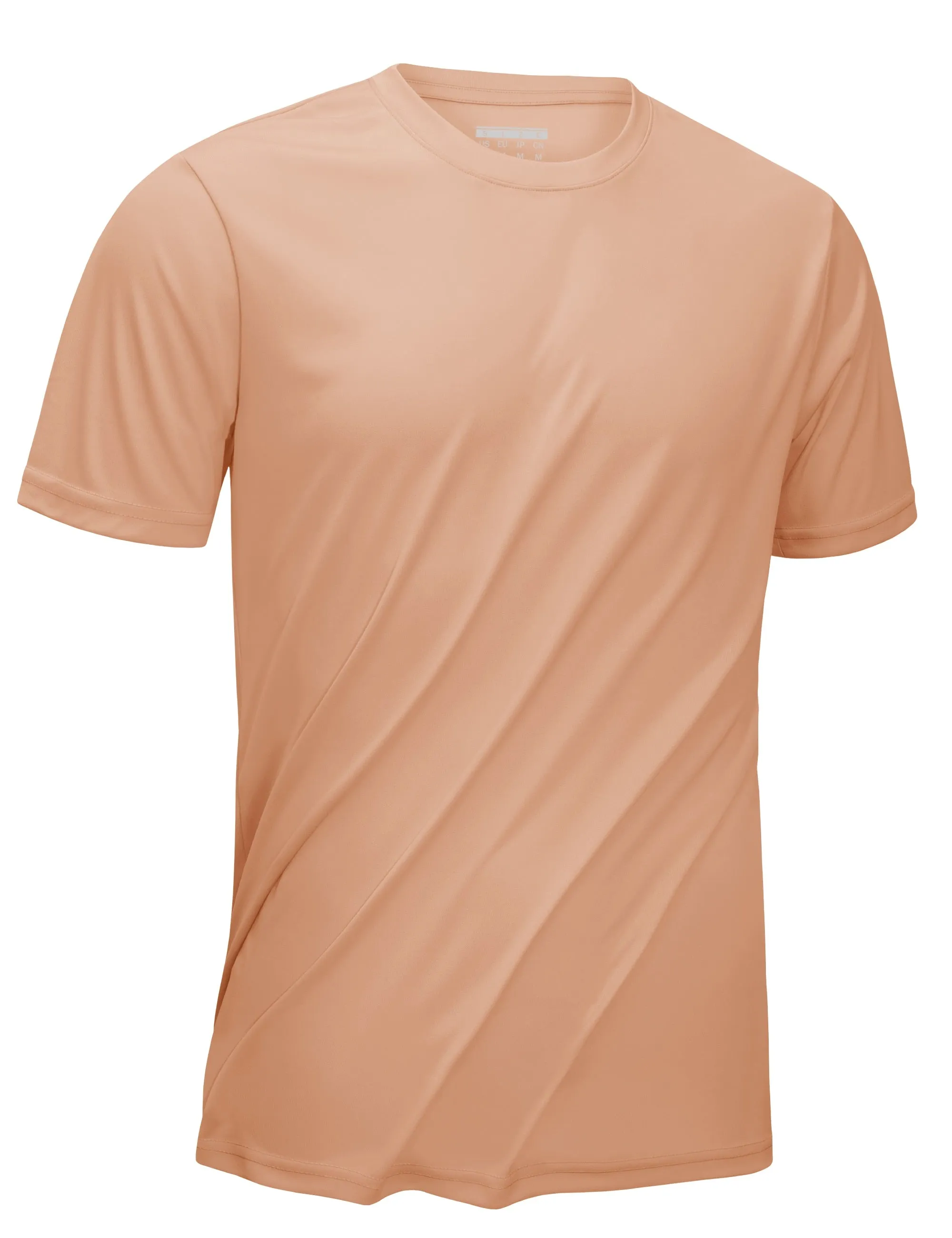 ASHORE SHOP UPF 50  Summer Performance T-shirts Mens Sun Protection Tee Shirts Gym Sports Athletic Running Swim Casual T-shirt Tops
