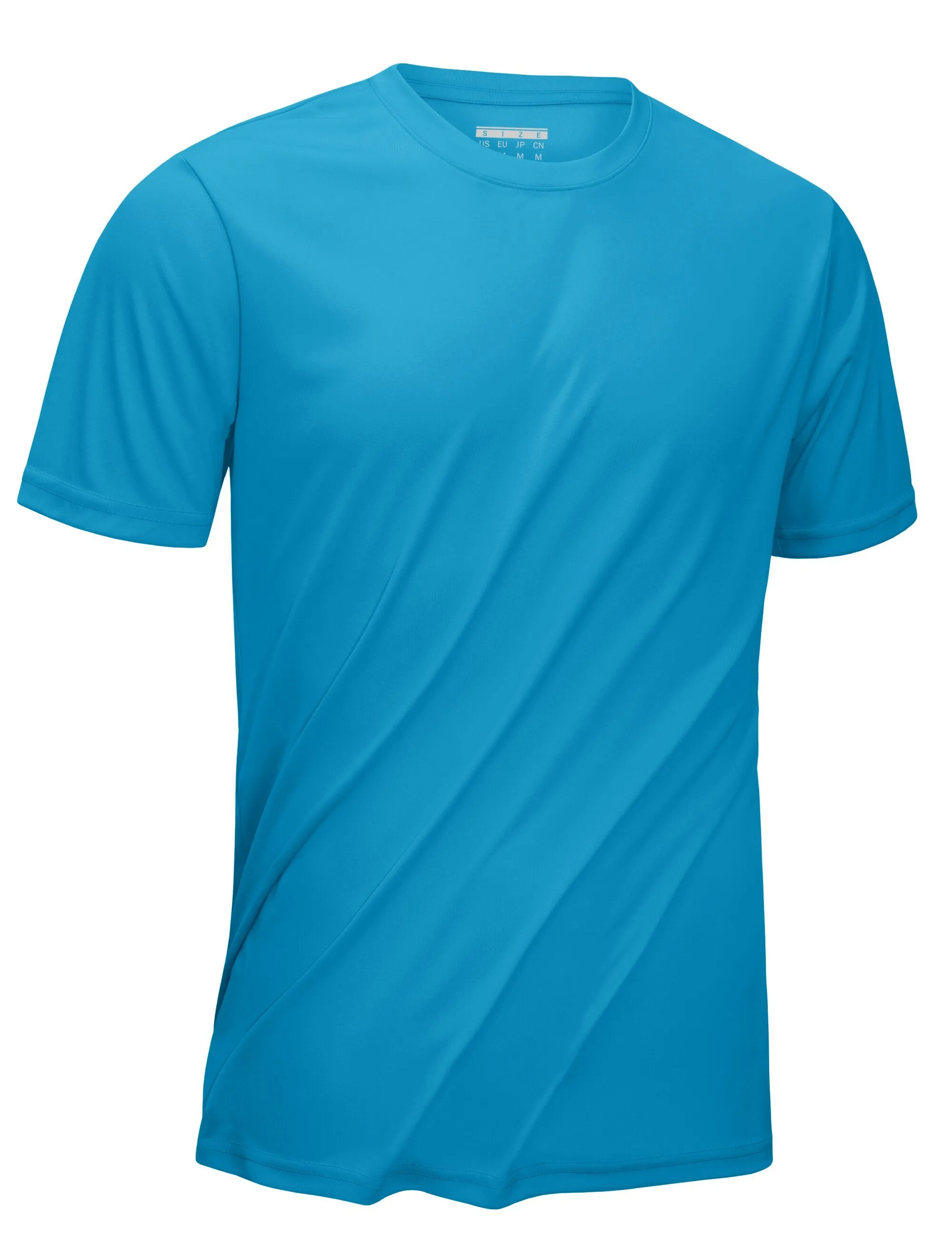 ASHORE SHOP UPF 50  Summer Performance T-shirts Mens Sun Protection Tee Shirts Gym Sports Athletic Running Swim Casual T-shirt Tops