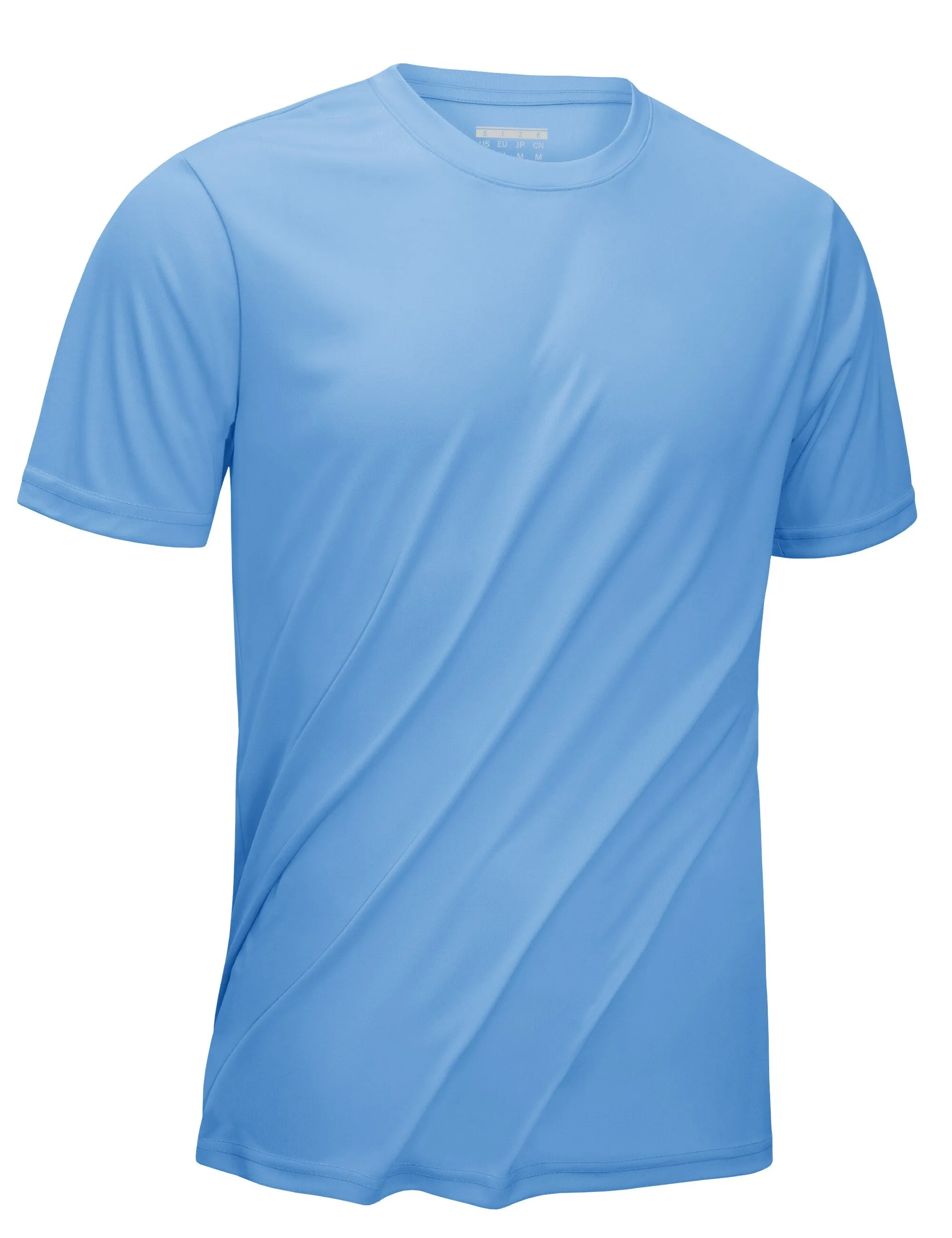 ASHORE SHOP UPF 50  Summer Performance T-shirts Mens Sun Protection Tee Shirts Gym Sports Athletic Running Swim Casual T-shirt Tops