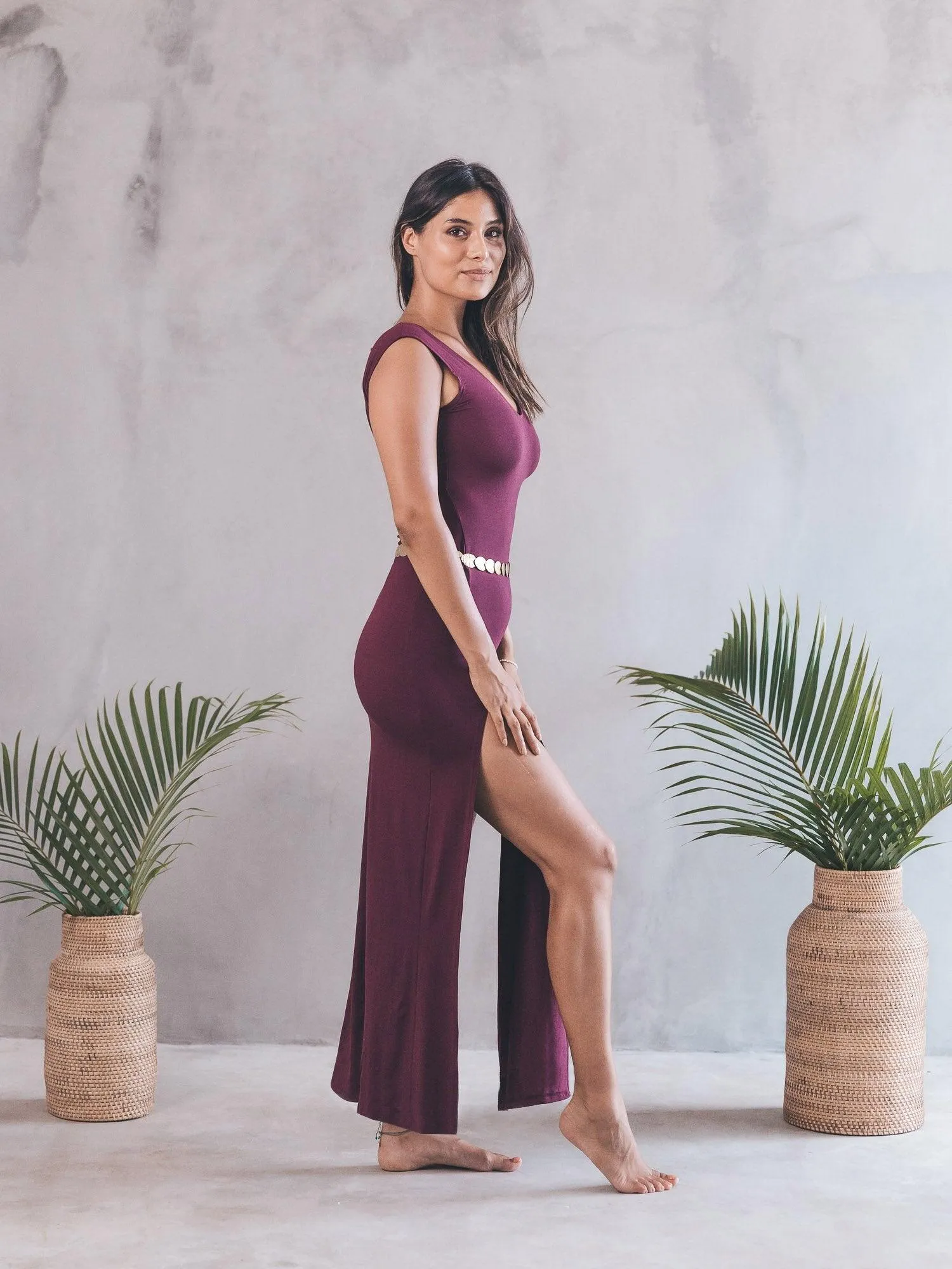 Athena Dress - Amethyst Purple