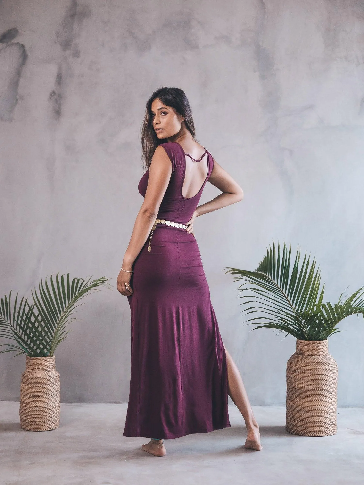 Athena Dress - Amethyst Purple