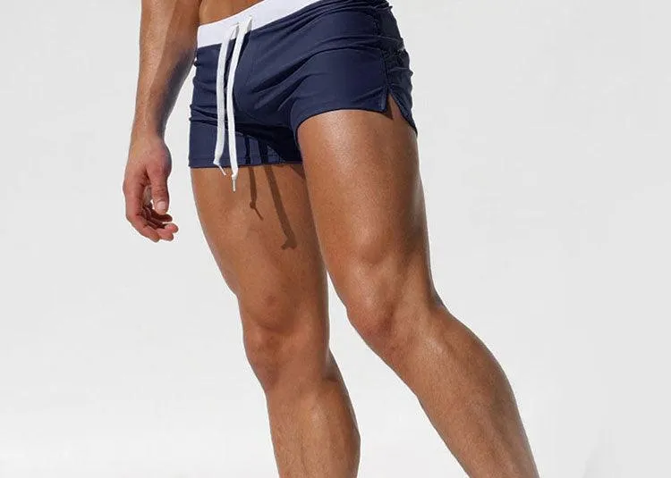 Athletic Low-Waisted Sexy Jelly Convex Loose Boy Hot Spring Arm Lift Exercise