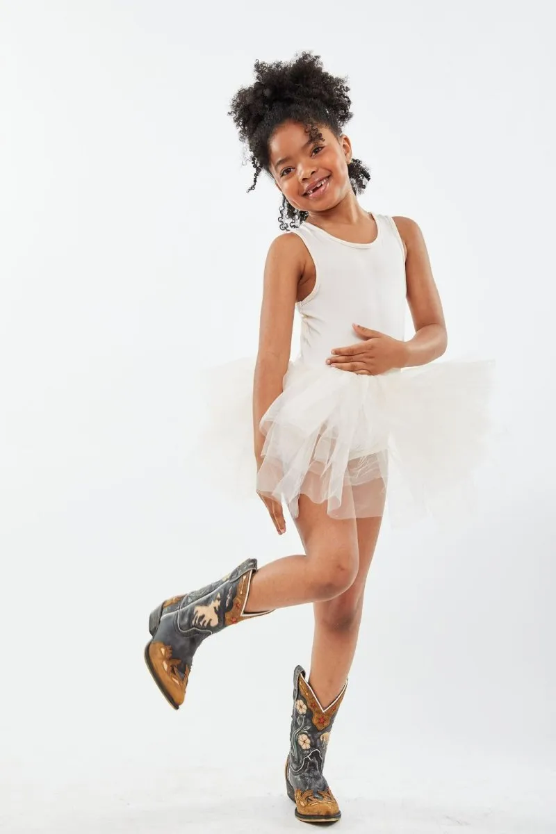 B.A.E. Tutu Dress - Pearl Ivory