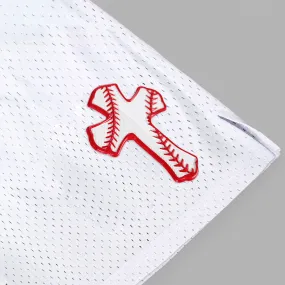 Baseball Cross Patch Shorts - 7"
