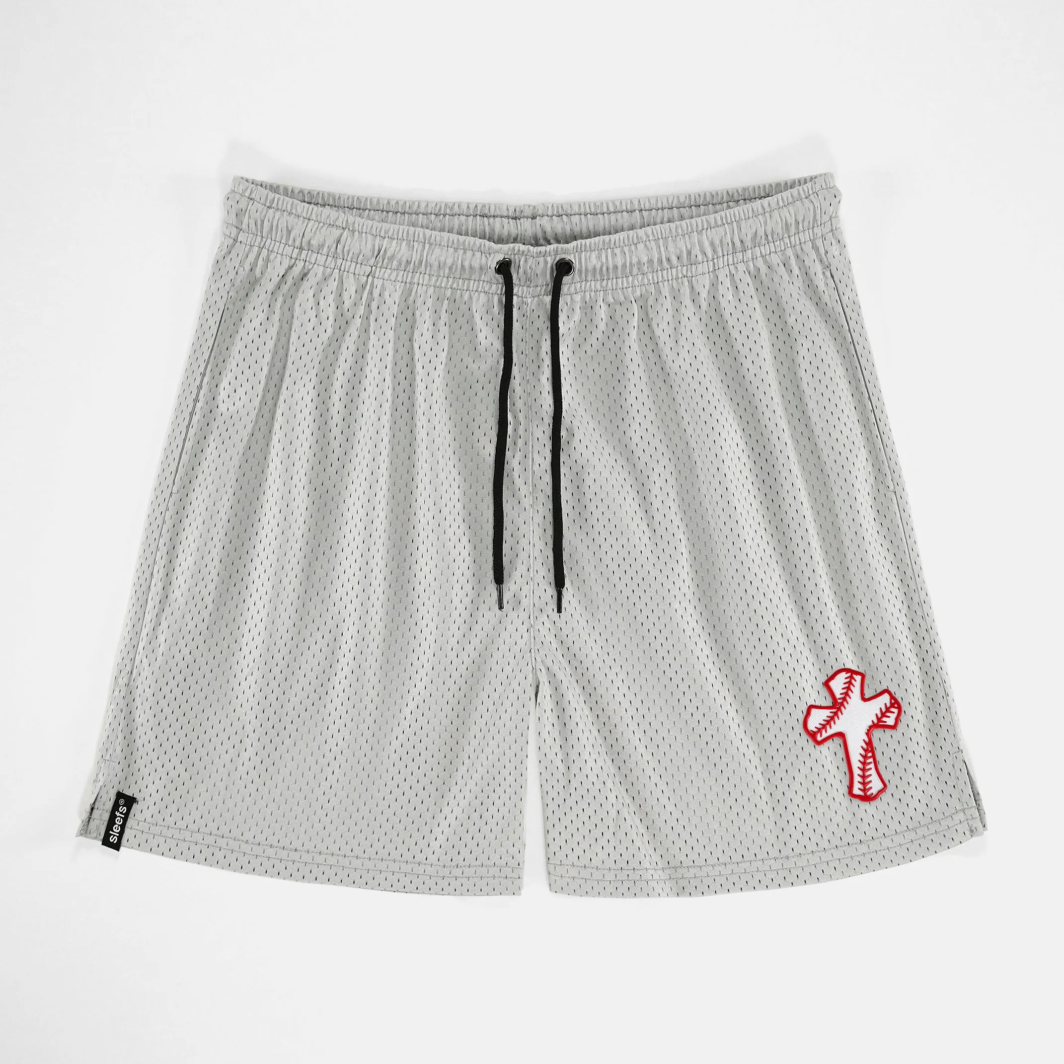 Baseball Cross Patch Shorts - 7"