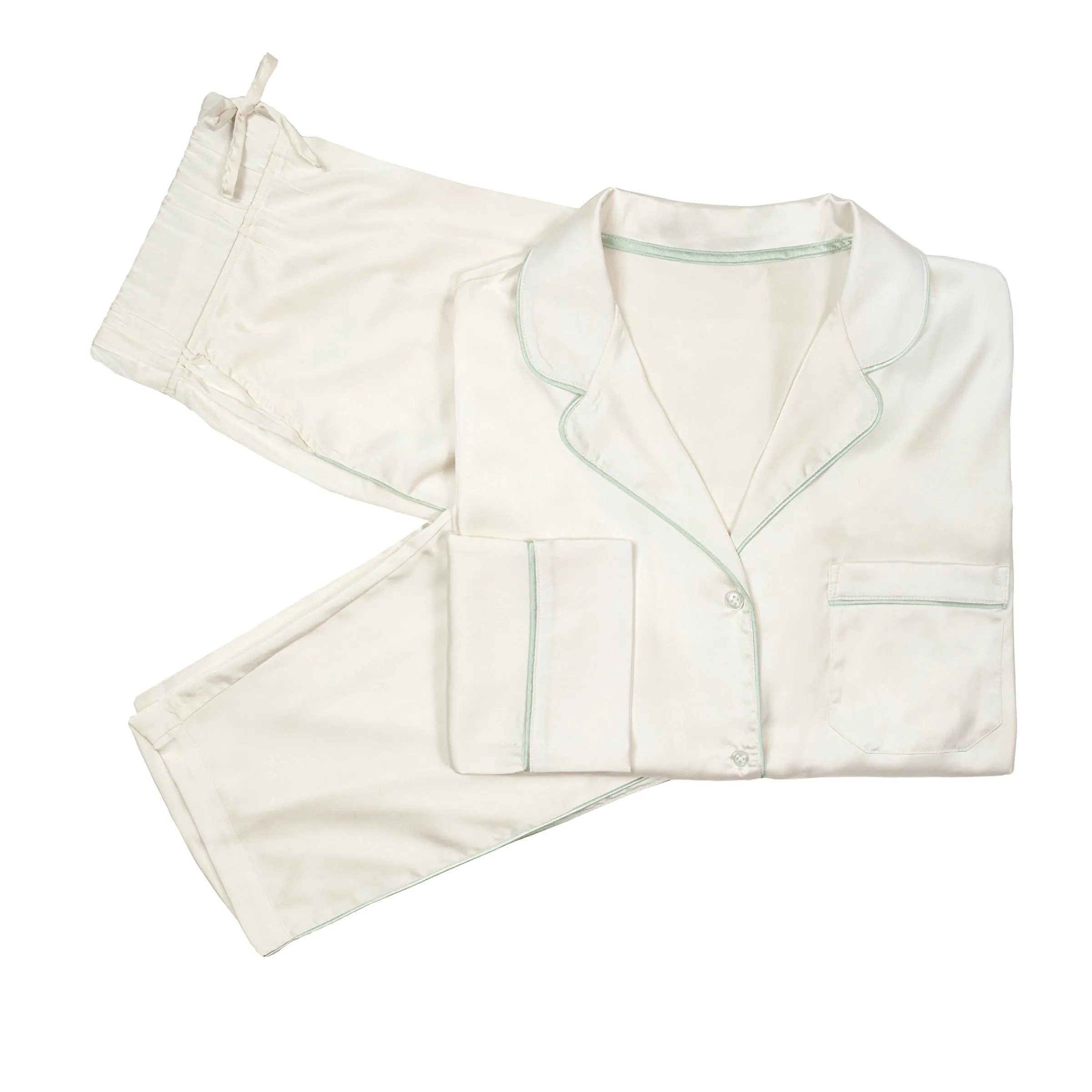 BIRDIE SATIN LONG PAJAMAS