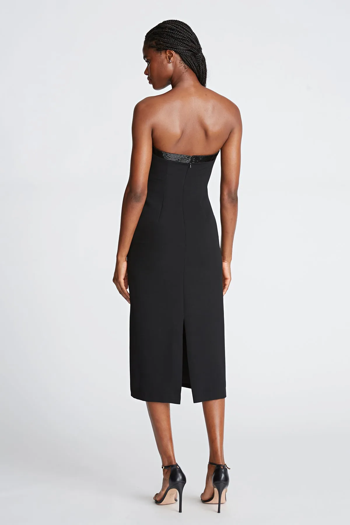 Brielle Dress In Stretch Crepe