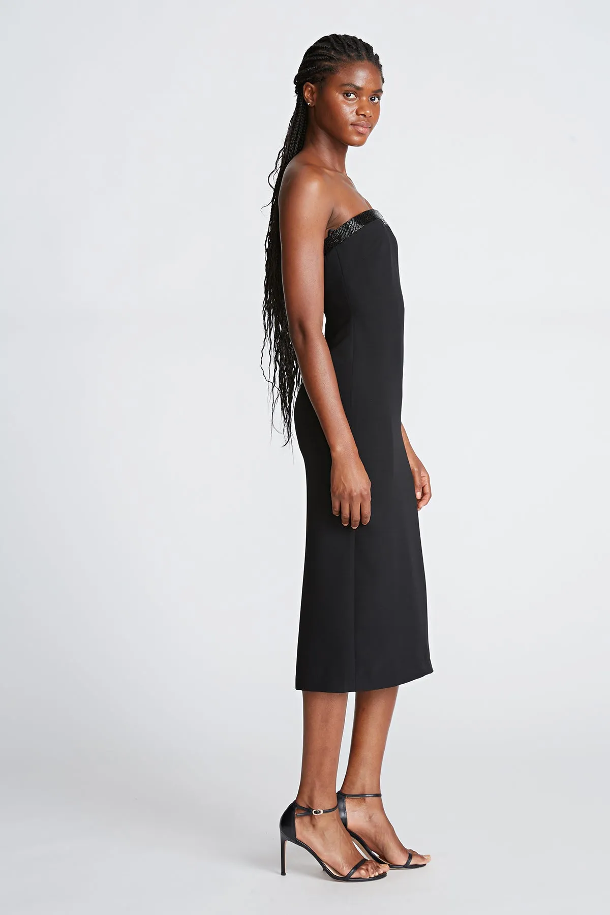 Brielle Dress In Stretch Crepe
