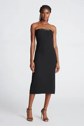 Brielle Dress In Stretch Crepe