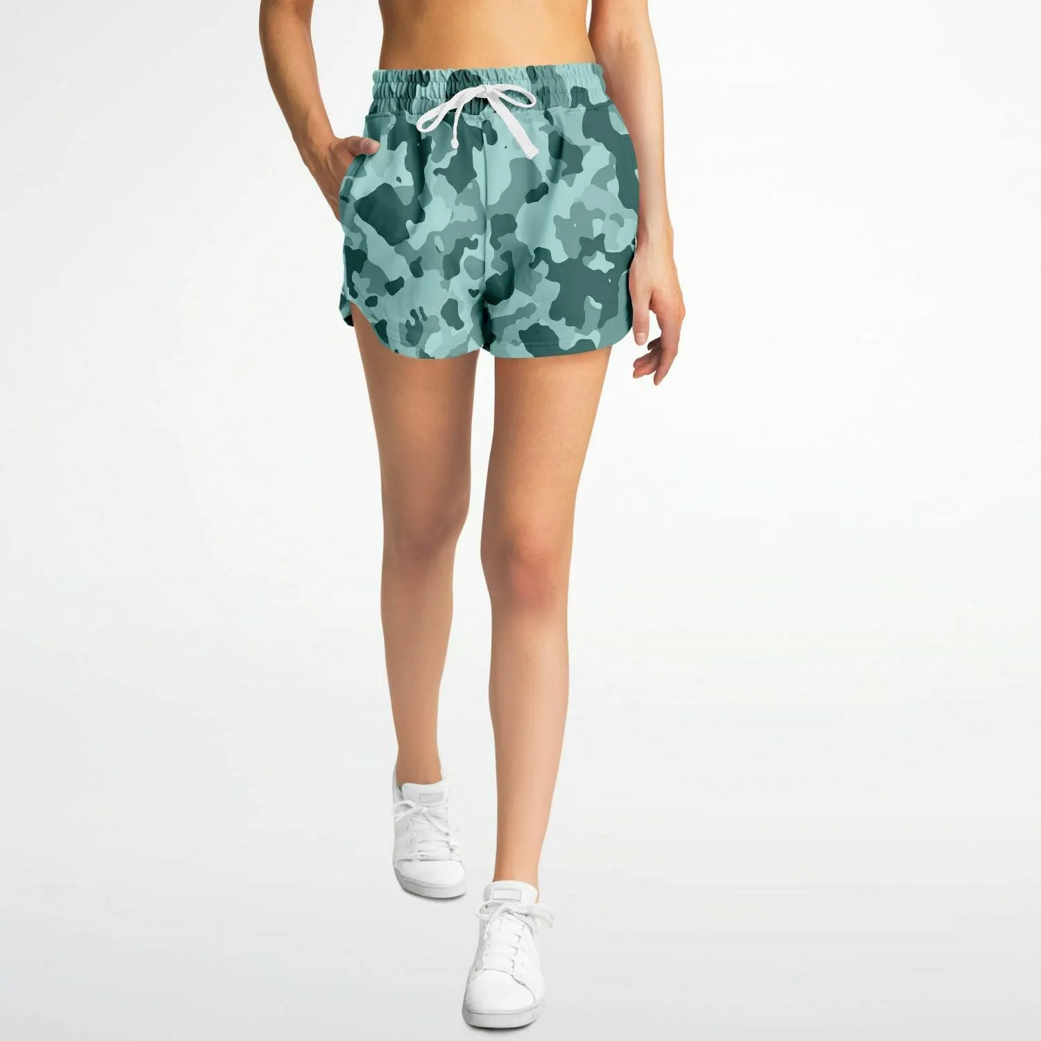 Camouflage Pattern Loose Shorts