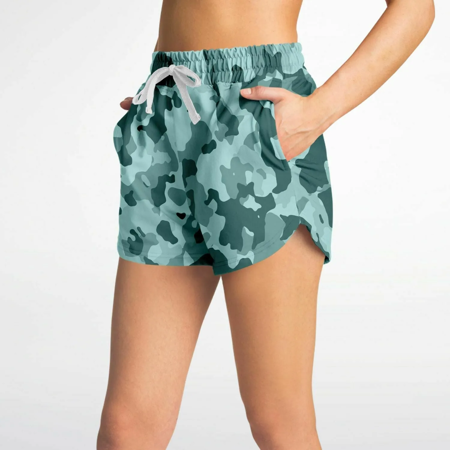 Camouflage Pattern Loose Shorts