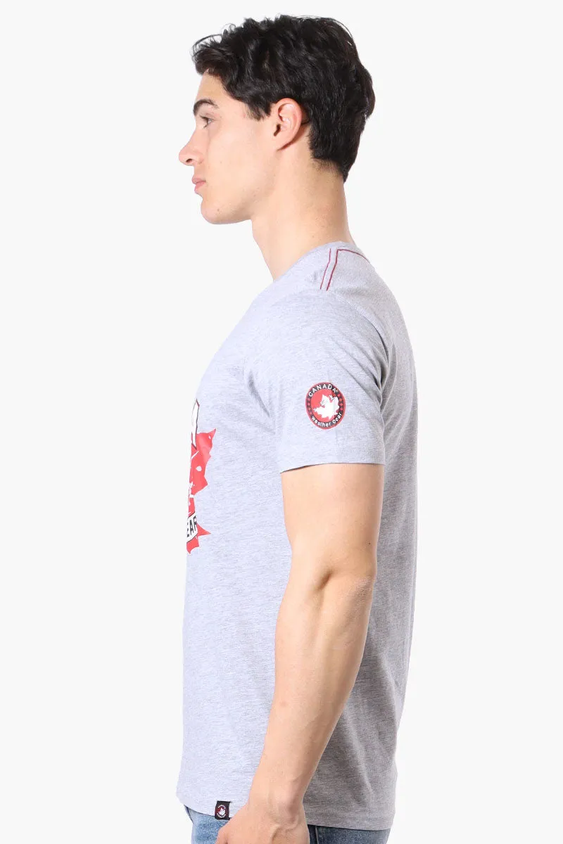 Canada Weather Gear Leaf Print Tee - Grey
