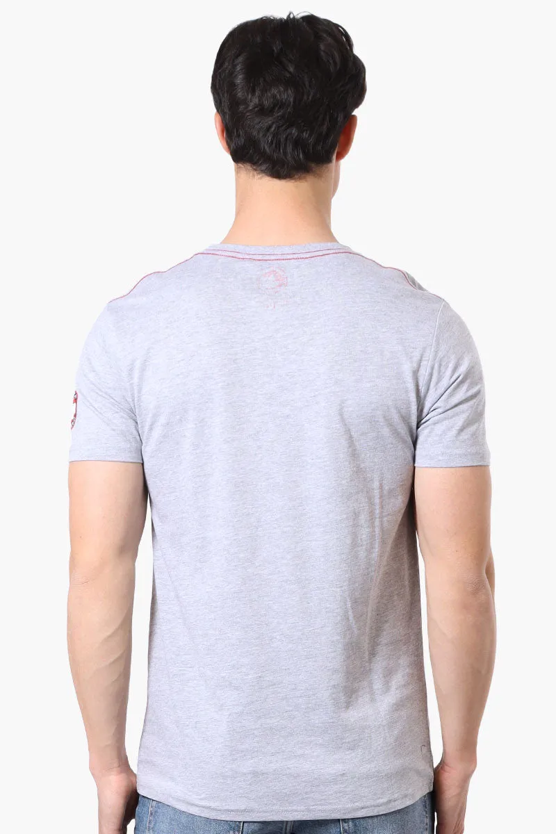 Canada Weather Gear Leaf Print Tee - Grey