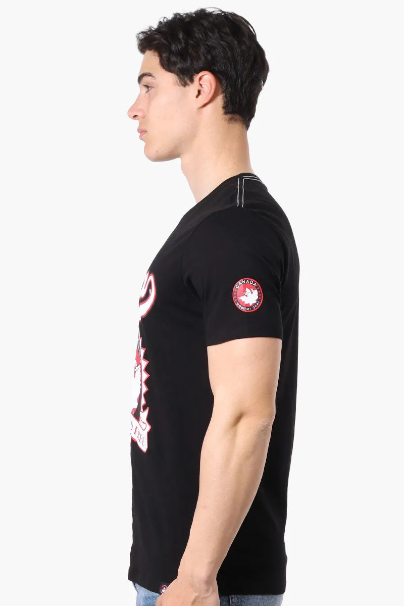 Canada Weather Gear Strong And Free Print Tee - Black
