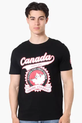 Canada Weather Gear Strong And Free Print Tee - Black