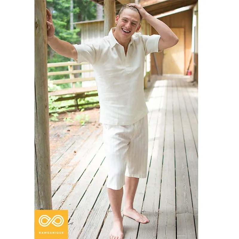 CANCUN Elastic-free Organic Hemp Dorm Shorts (Closeout - Final Sale)