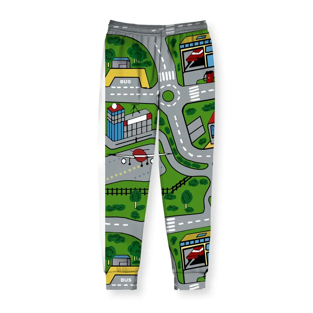 Car Carpet City Pajama Bottoms