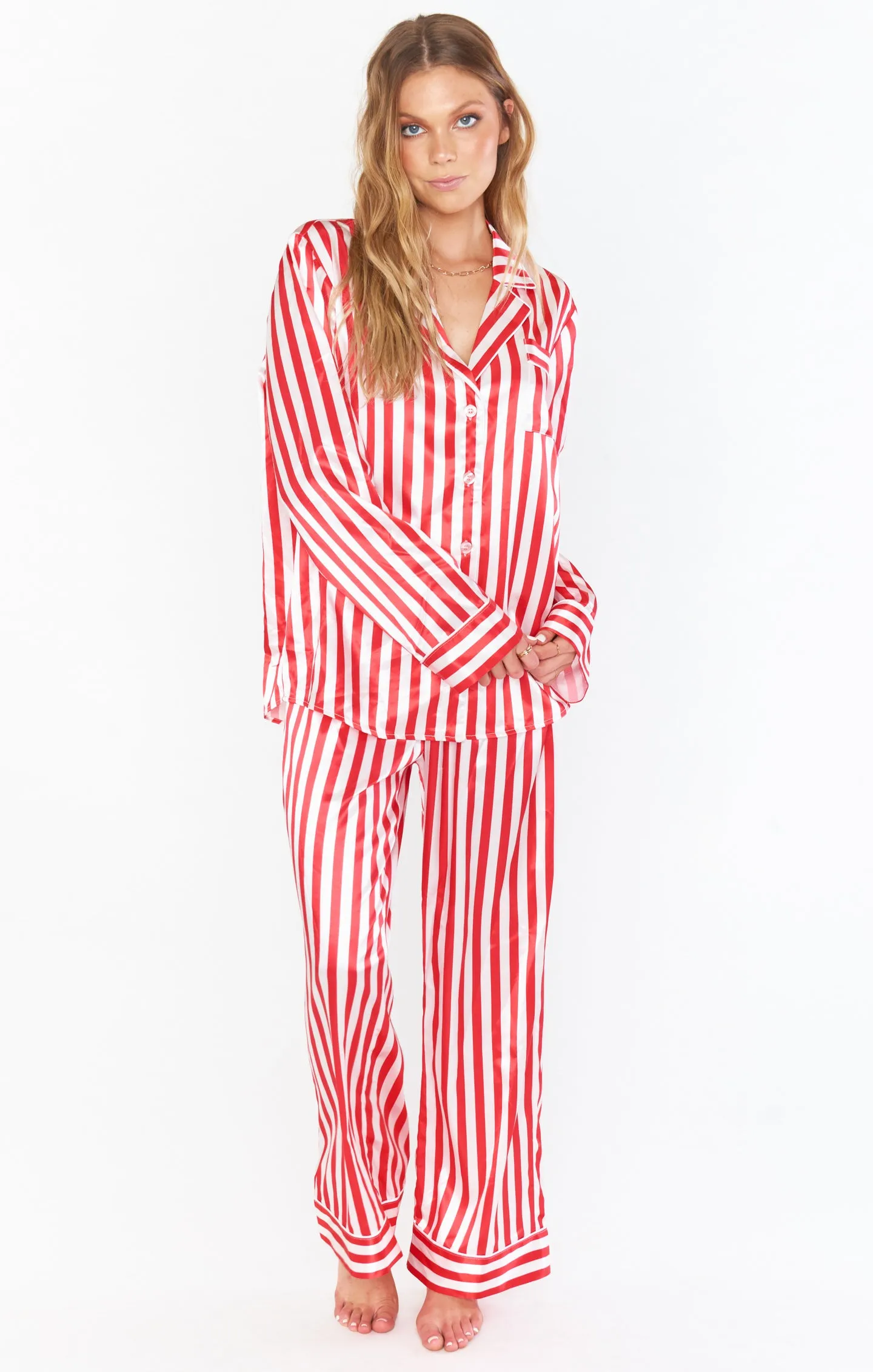 Classic PJ Set ~ Peppermint Stripe