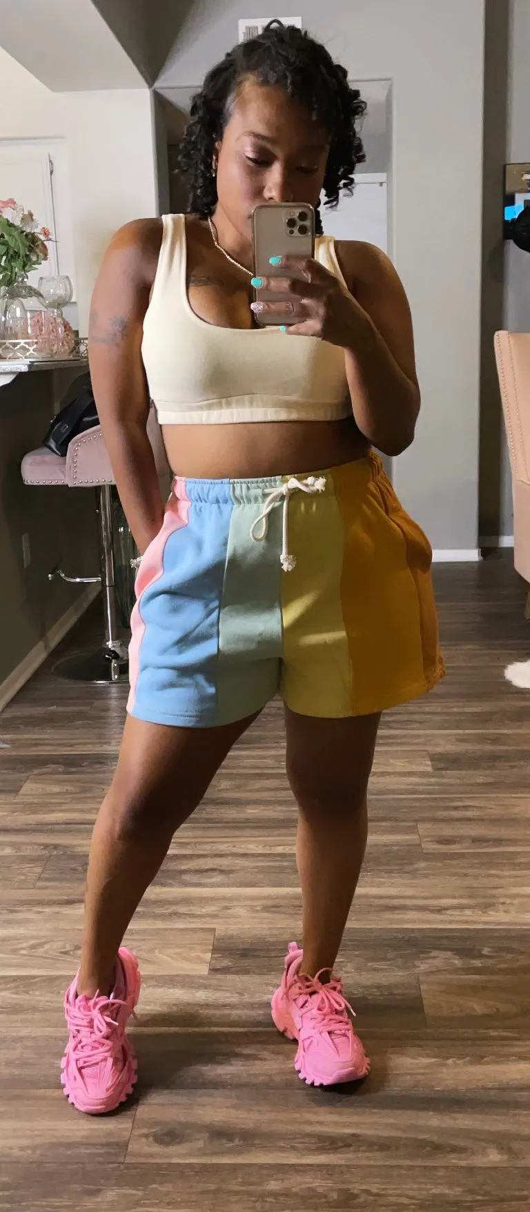 Color Block Lounge Shorts