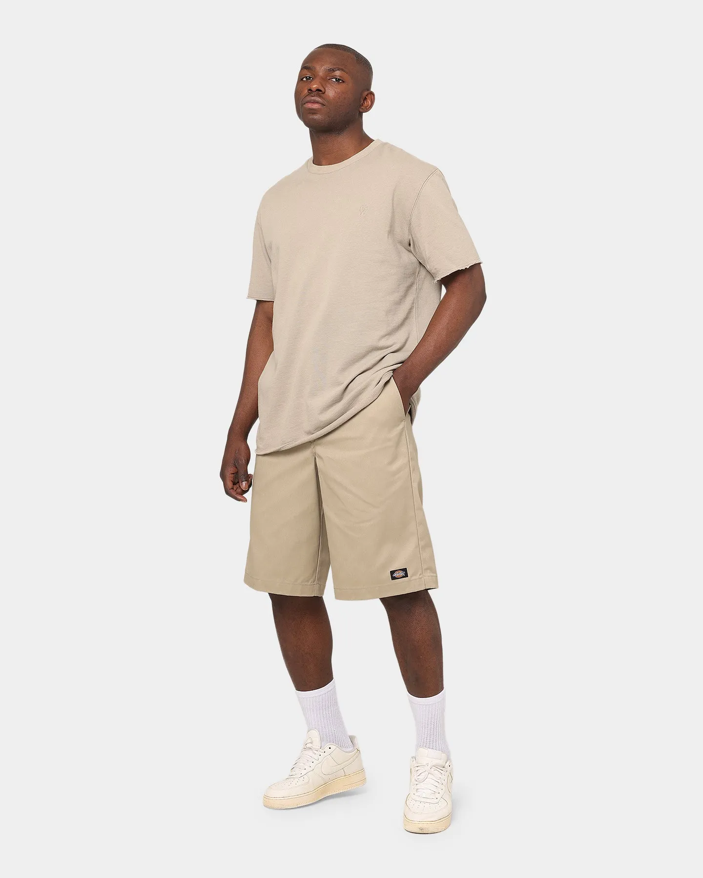 Dickies 13 Inch Loose Fit Work Shorts Khaki