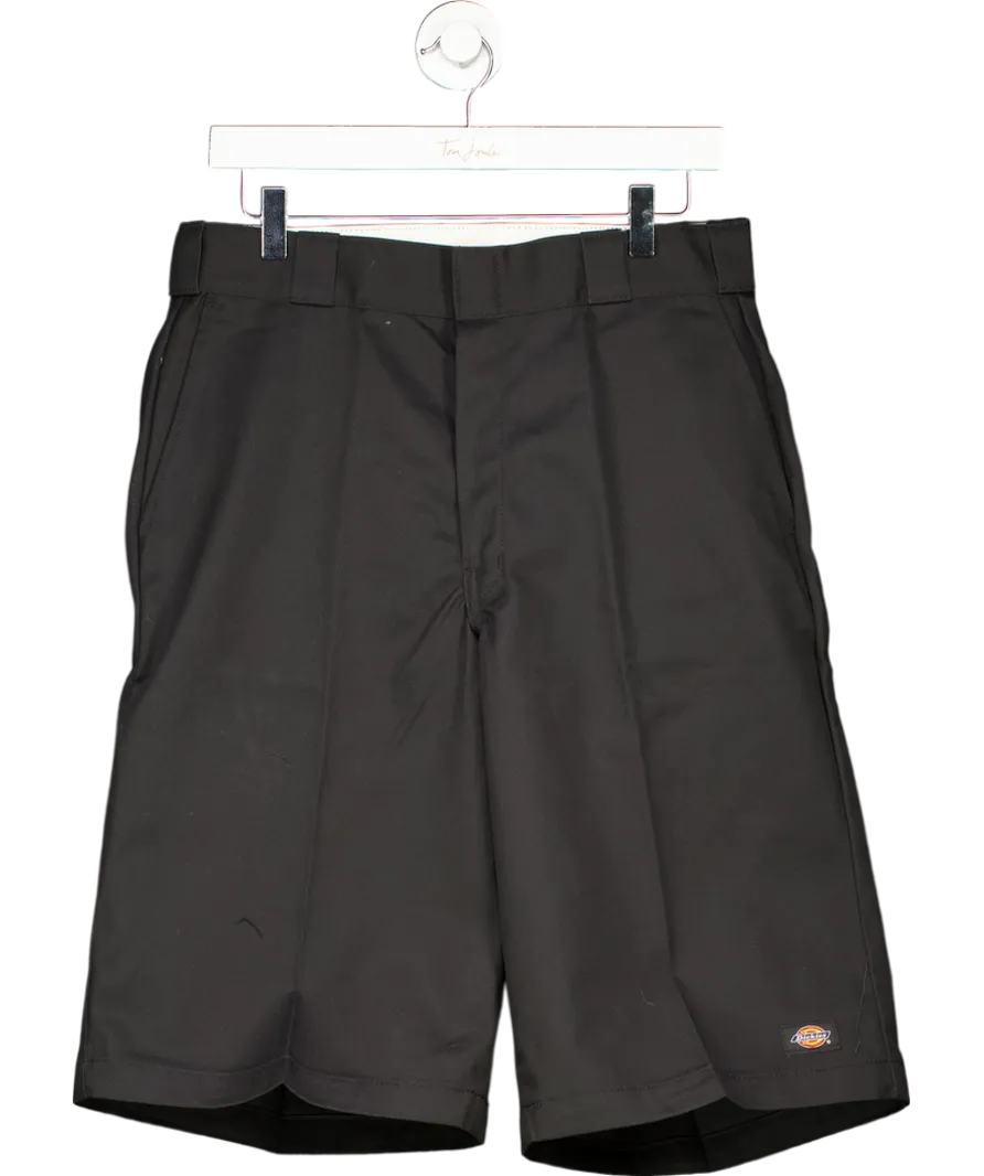 Dickies Black Twill Loose Fit Work Shorts W34