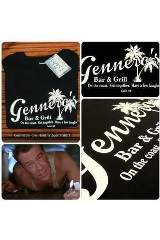 Die Hard T-Shirt - Gennero's Bar & Grill | Stealthy Giant