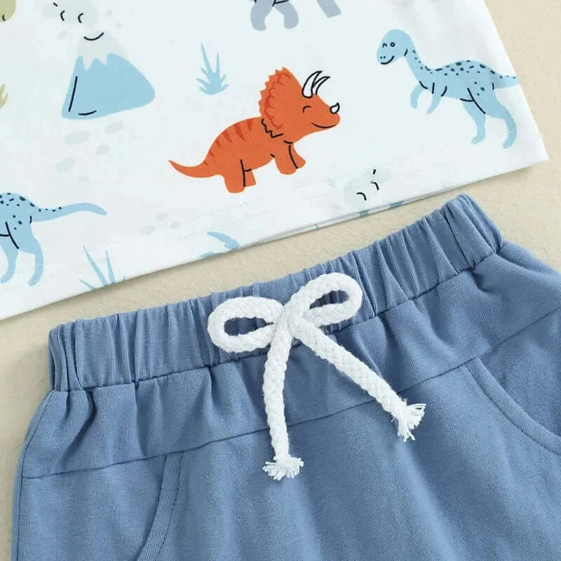 Dino Shorts Set