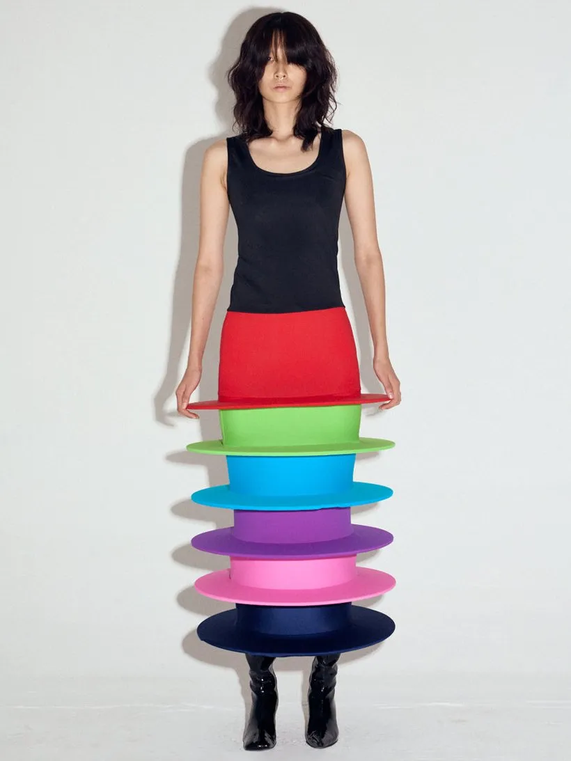 Discs dress in Rainbow