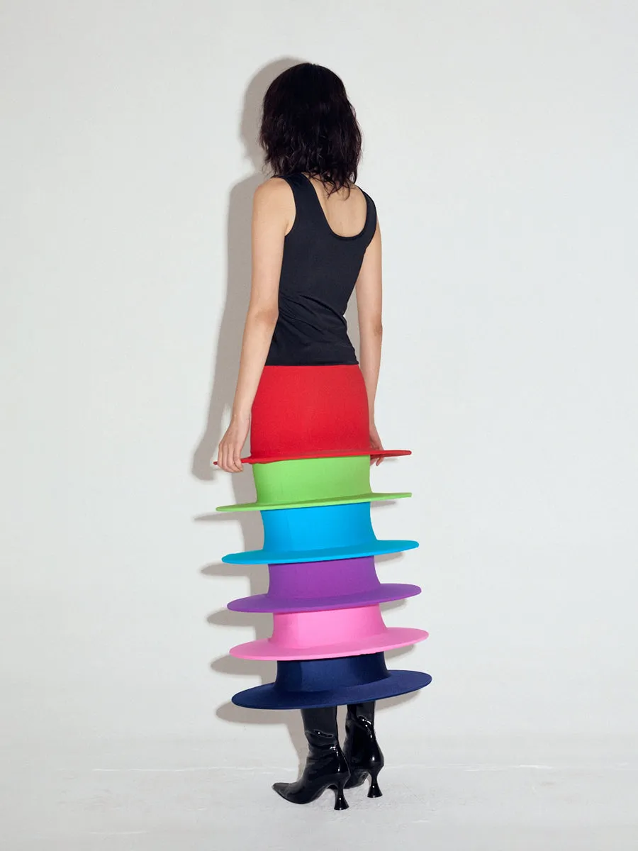 Discs dress in Rainbow