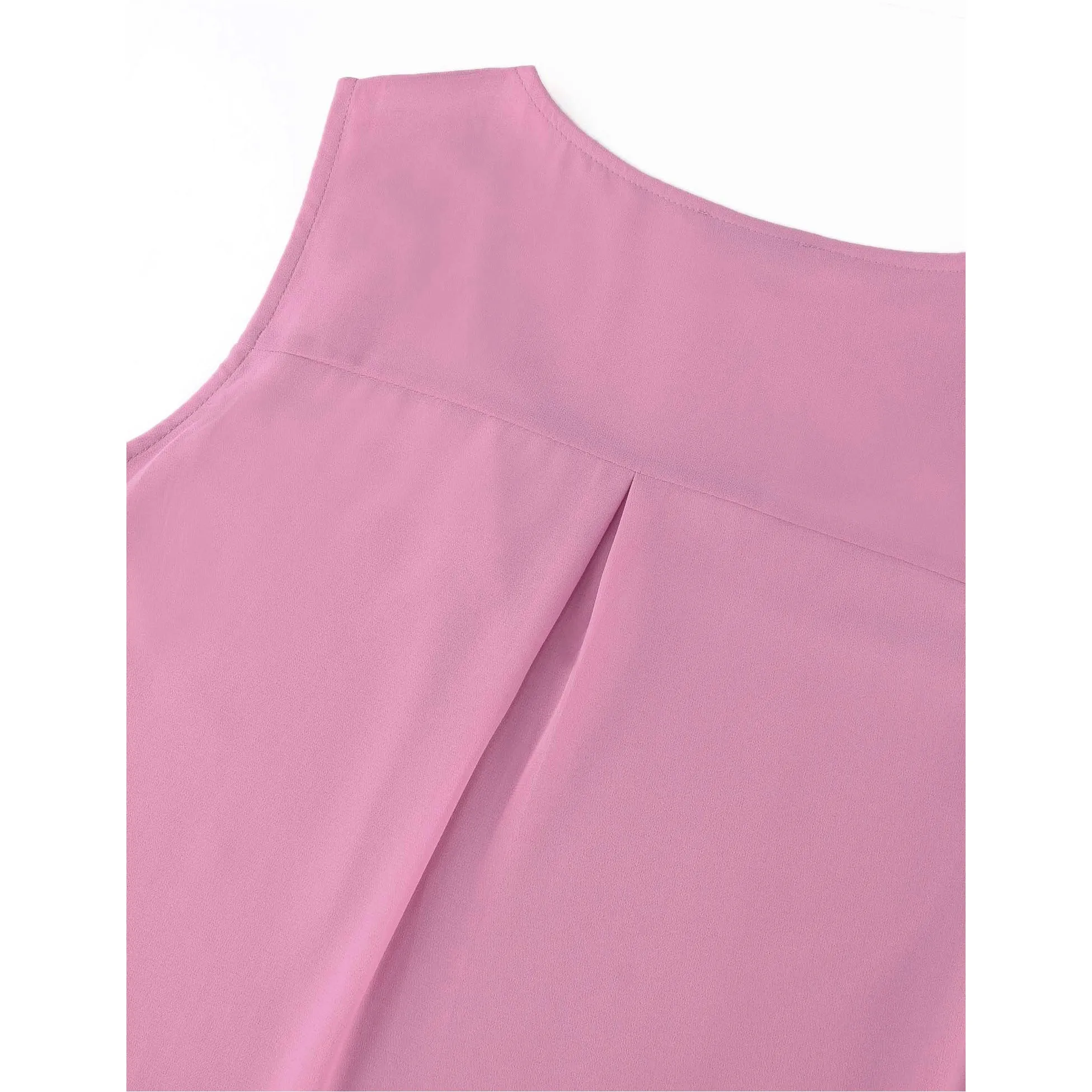 Double Layers Sleeveless Chiffon Tank