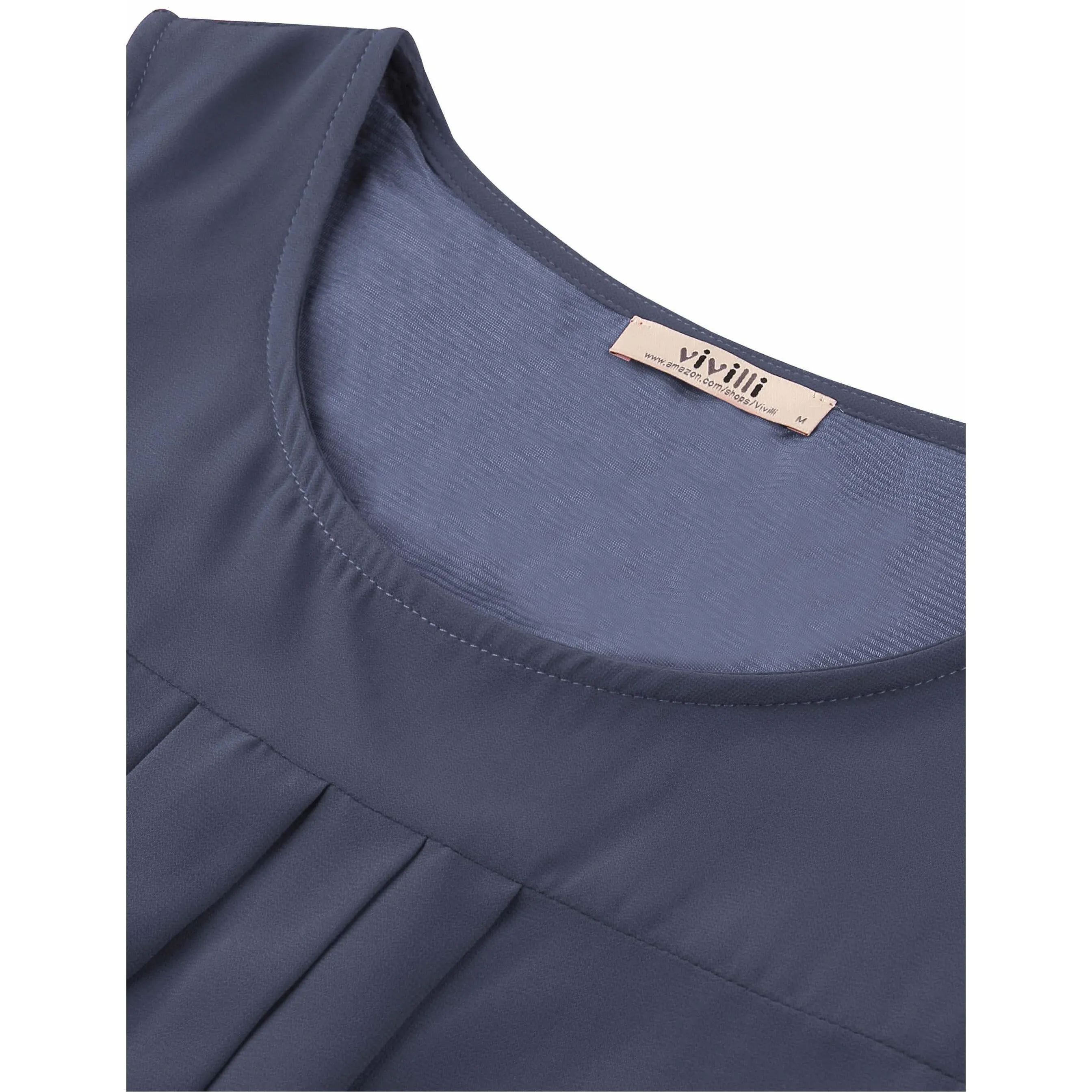 Double Layers Sleeveless Chiffon Tank
