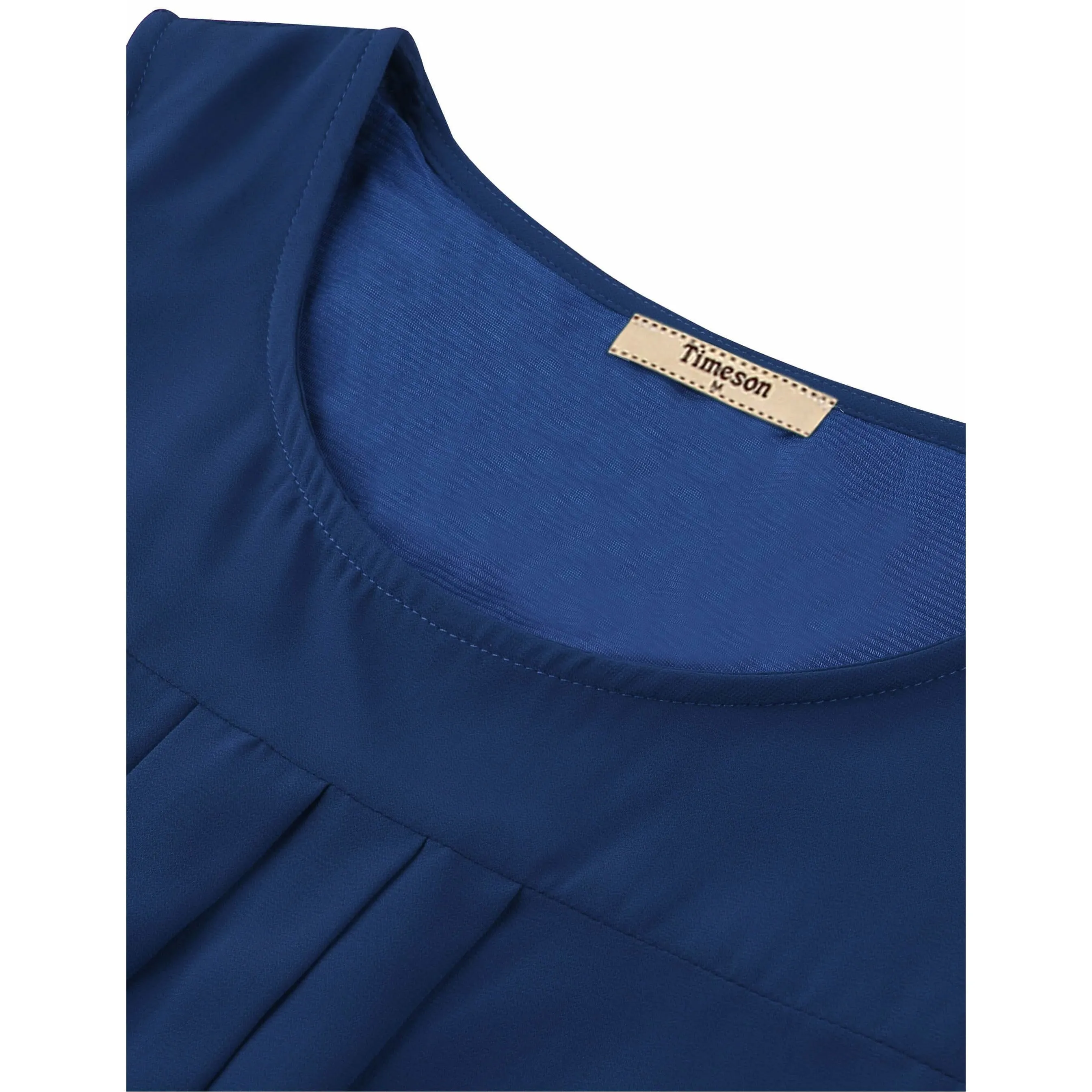 Double Layers Sleeveless Chiffon Tank