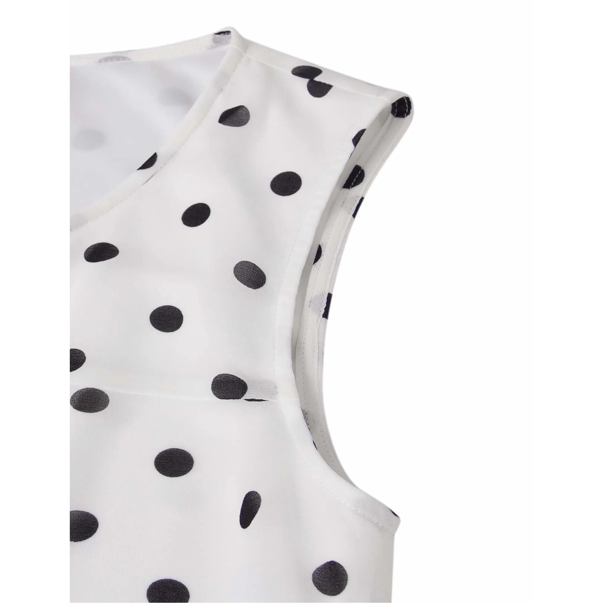 Double Layers Sleeveless Chiffon Tank