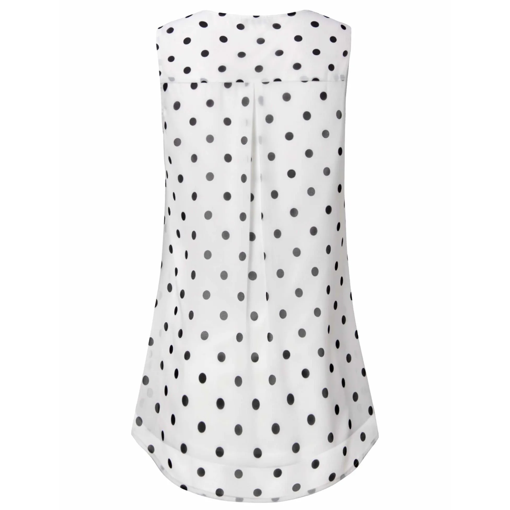 Double Layers Sleeveless Chiffon Tank
