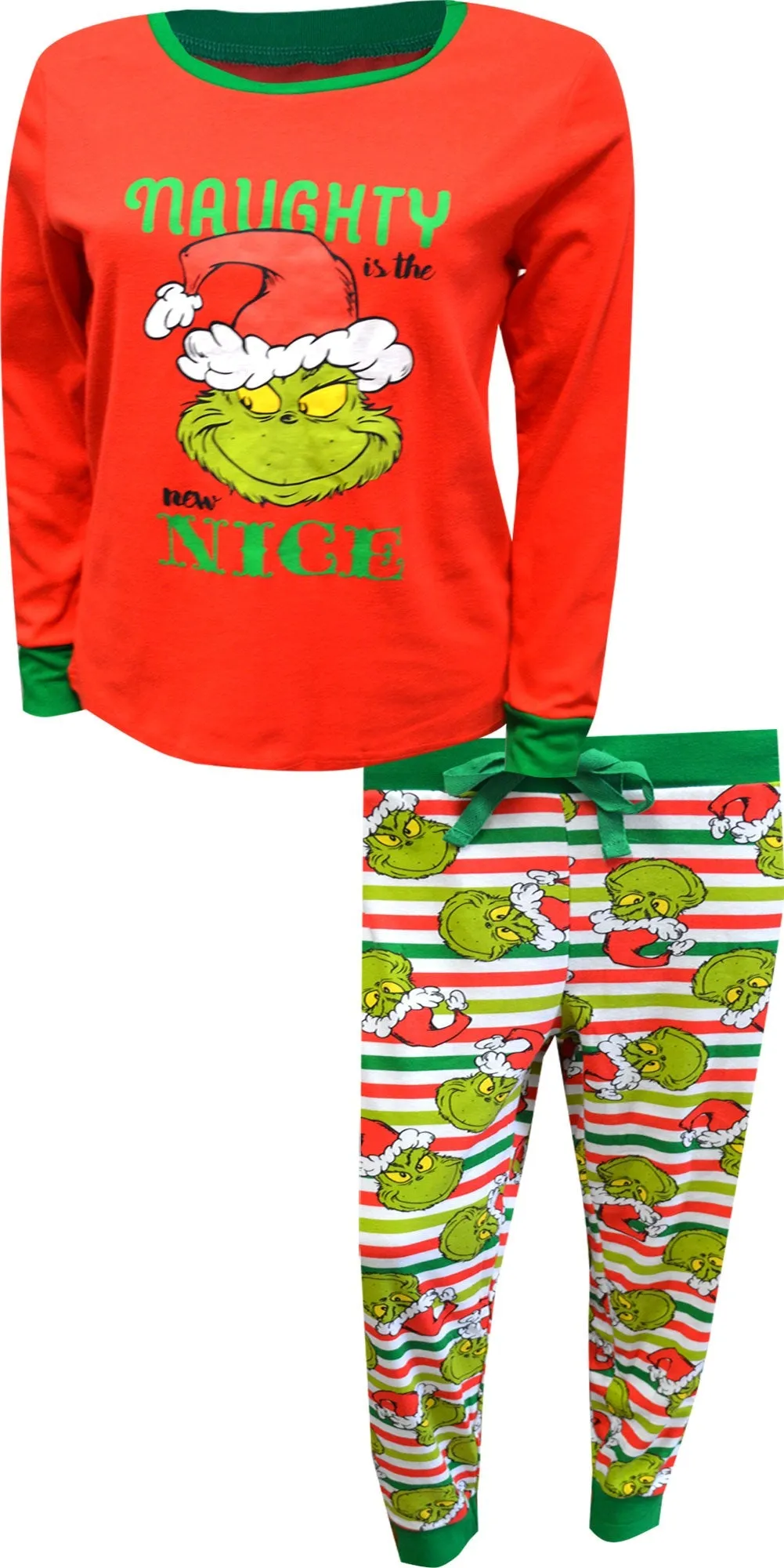 Dr. Seuss Naughty and Nice Ladies Pajamas