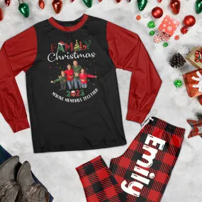 Family Christmas 2023 Making Memories Together - Personalized Photo Pajamas