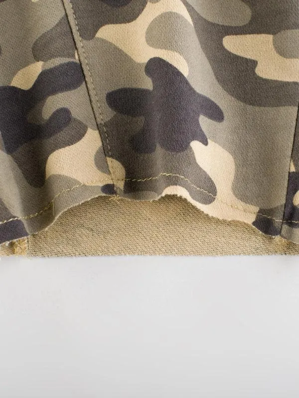 Fashion Camouflage Casual Shorts Big Little Boys Bottom