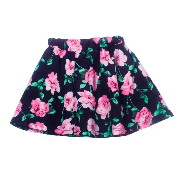 Floral 'Love' Tee and Skirt