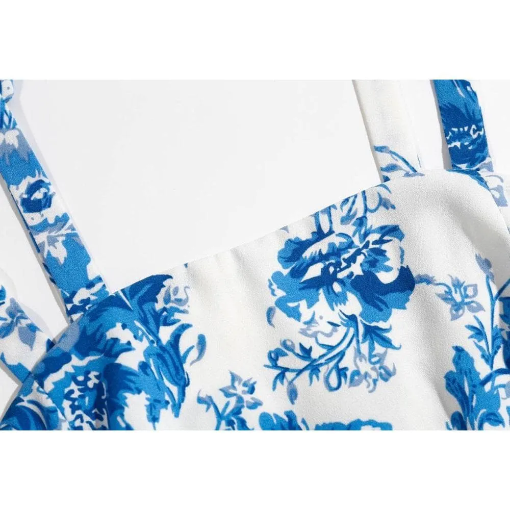 FLORAL SHORT TANK TOPS