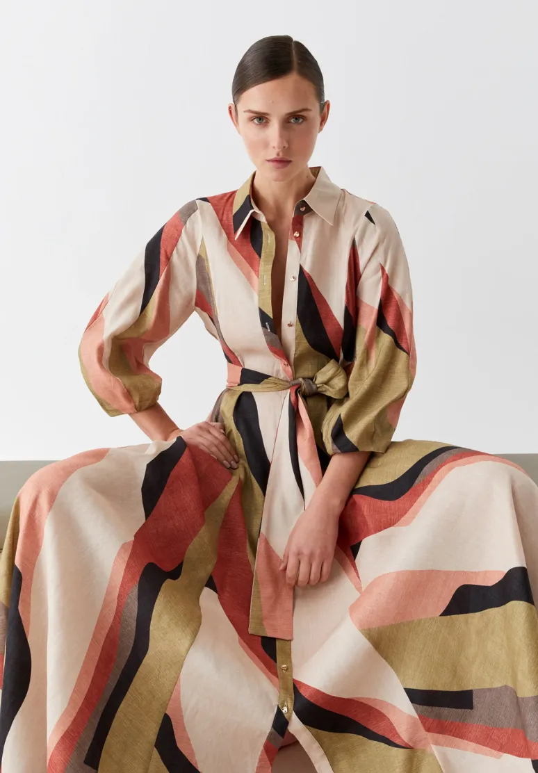 Freya Shirt Dress Print