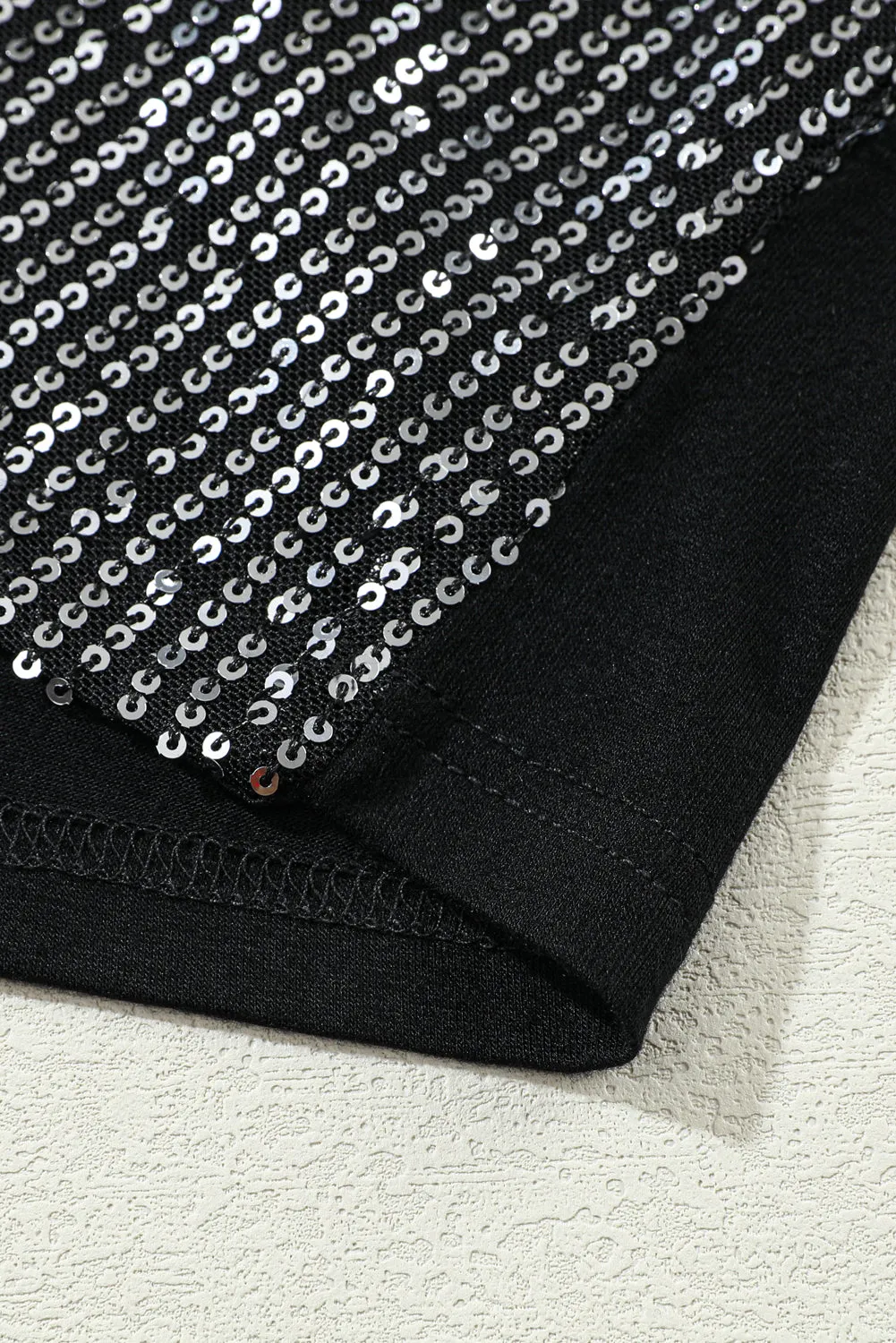 Gray Sequin Tank Top