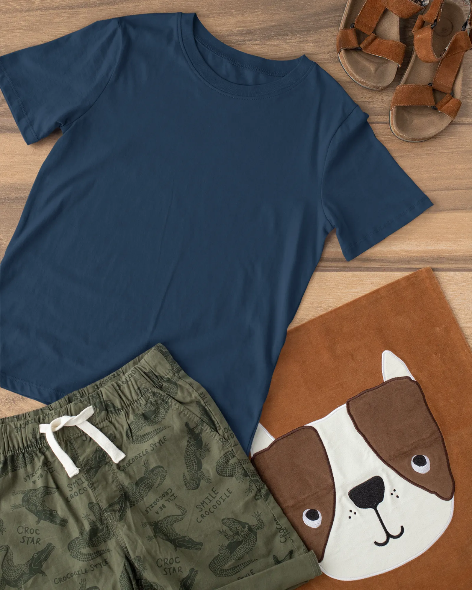 Kids/Boys Solid Tees H/S