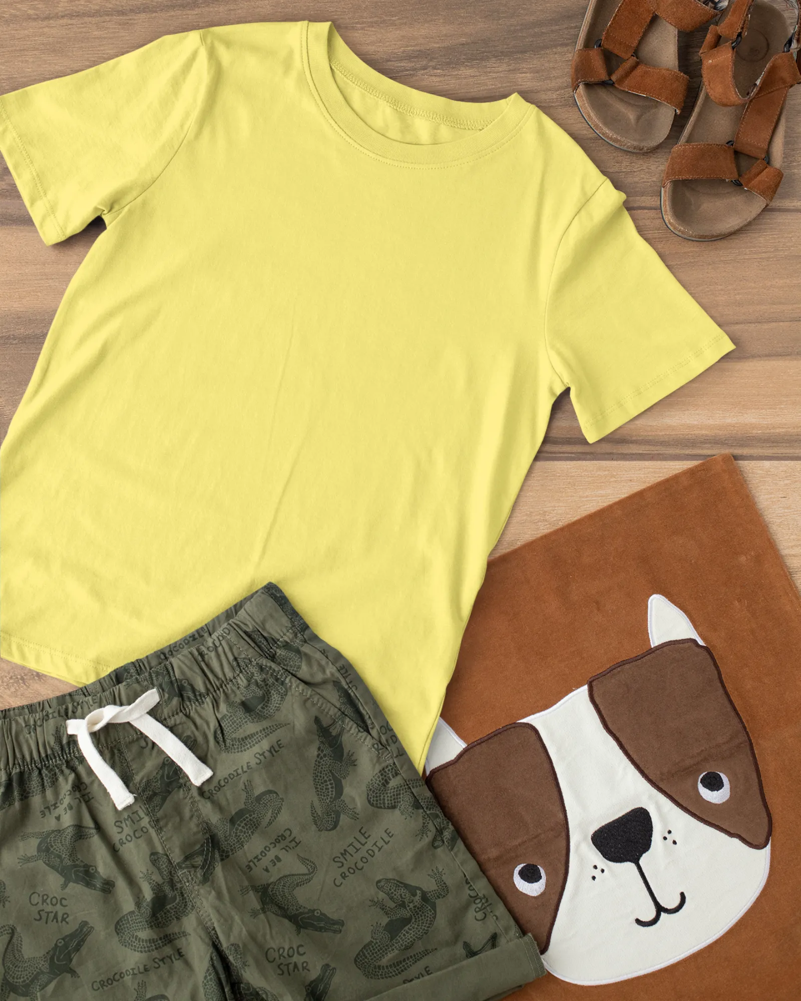 Kids/Boys Solid Tees H/S