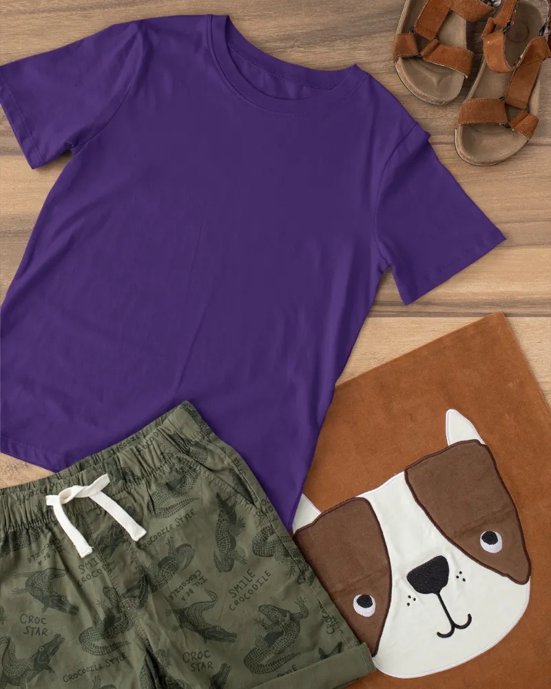 Kids/Boys Solid Tees H/S