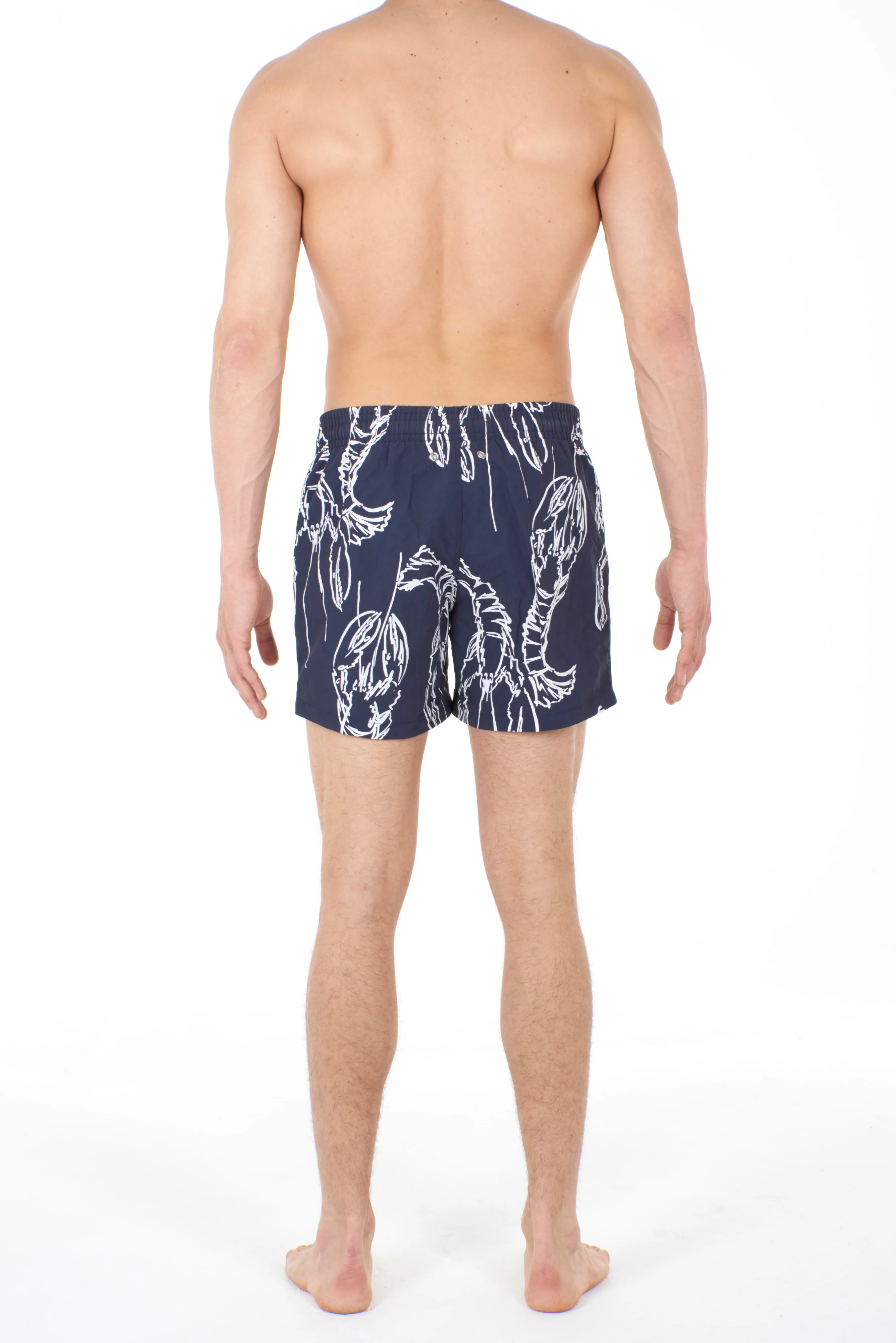 Lobster Beach Boxer | Navy/White 401274-Pn07
