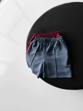 Loose Fit Seam Diver Shorts  - Anthracite